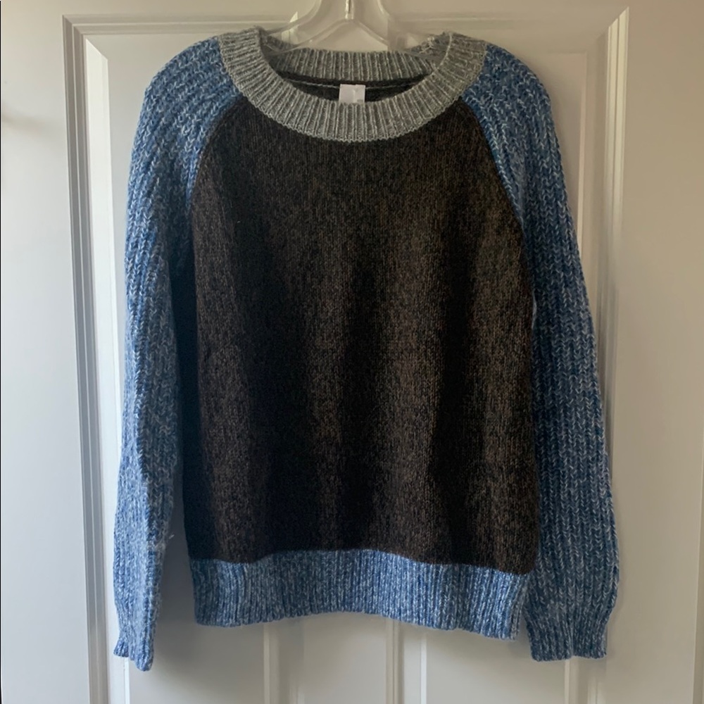 Colorblock Crew Neck Sweater